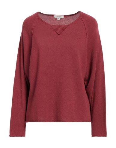 Crossley Woman Sweater Burgundy Size M Wool, Cashmere In Red