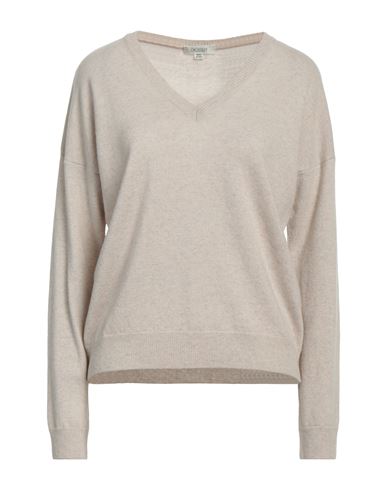 Crossley Woman Sweater Beige Size S Wool, Cashmere