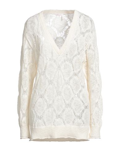 See By Chloé Woman Sweater Ivory Size S Cotton In White