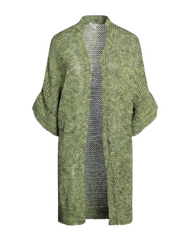 Crossley Woman Cardigan Green Size L Cotton