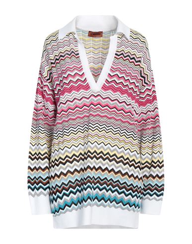 Shop Missoni Woman Sweater White Size S Cotton, Viscose, Polyamide