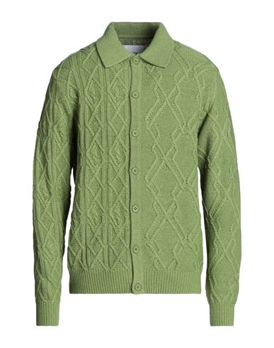 Arte Antwerp Kyle Multi Man Cardigan Light Green Size Xl Wool, Polyamide, Tencel, Cashmere