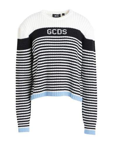 Gcds Woman Sweater Black Size M Virgin Wool, Acrylic