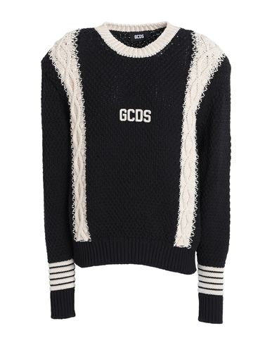 Shop Gcds Woman Sweater Black Size L Cotton