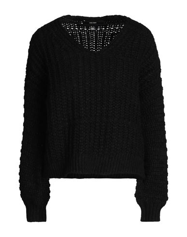 Vero Moda Woman Sweater Black Size Xl Polyester, Recycled Polyester