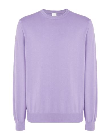 8 By Yoox Man Sweater Lilac Size Xxl Organic Cotton In Purple