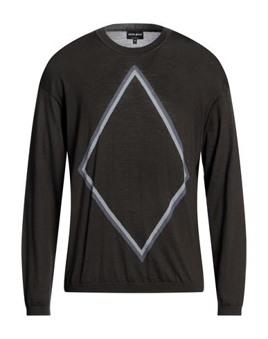 Giorgio Armani Man Sweater Steel Grey Size 46 Virgin Wool