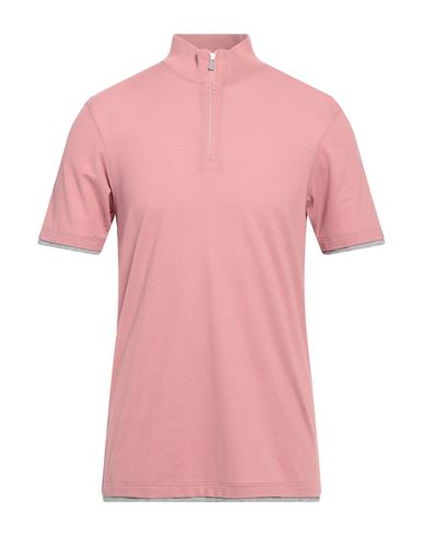 Gran Sasso Man T-shirt Pastel Pink Size 40 Cotton