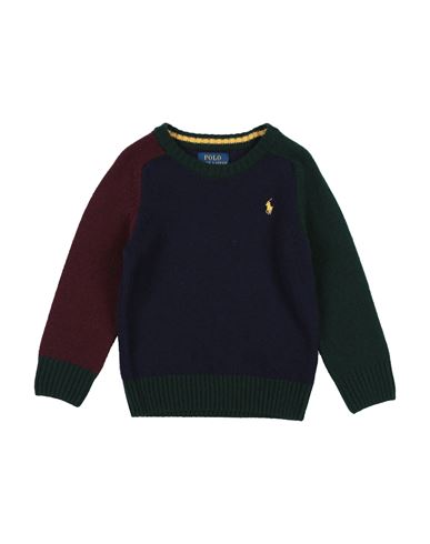 Polo Ralph Lauren Babies'  Toddler Boy Sweater Navy Blue Size 5 Wool, Cashmere