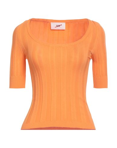 Solotre Woman Sweater Orange Size 1 Viscose, Polyester