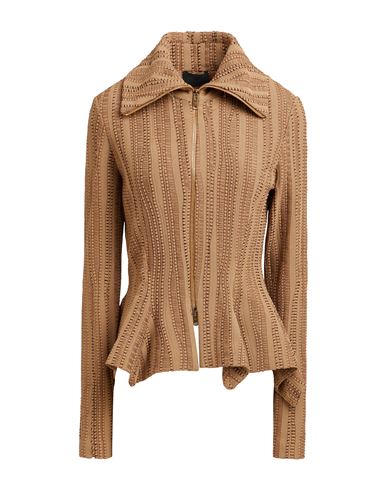 Givenchy Woman Cardigan Light Brown Size S Viscose, Polyamide, Polyester, Elastane, Linen In Beige