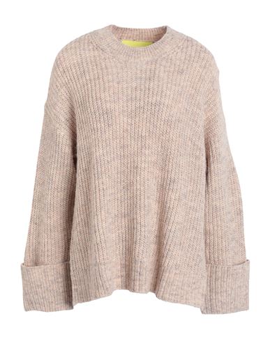 Jjxx By Jack & Jones Woman Sweater Beige Size L Recycled Polyester, Acrylic, Polyester, Wool