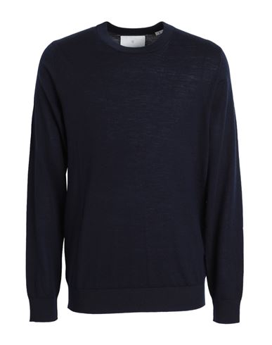 Jack & Jones Man Sweater Midnight Blue Size L Merino Wool
