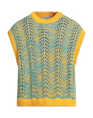 Bonsai Man Sweater Yellow Size L Cotton