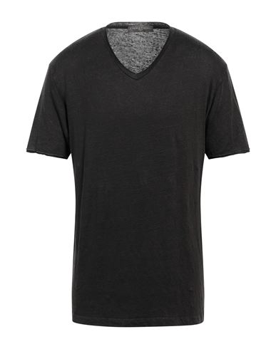 Daniele Fiesoli Man Sweater Dark Brown Size Xxl Linen, Elastane