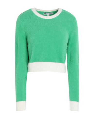 Only Woman Sweater Green Size Xl Nylon, Acrylic