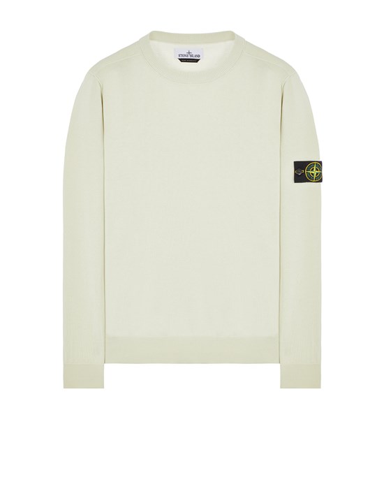 Stone Island Sweater Green Cotton