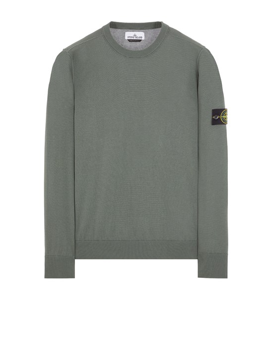  STONE ISLAND 540B2 Sweater Man Musk Green