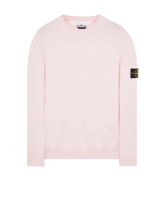 Stone Island Sweater Pink Cotton