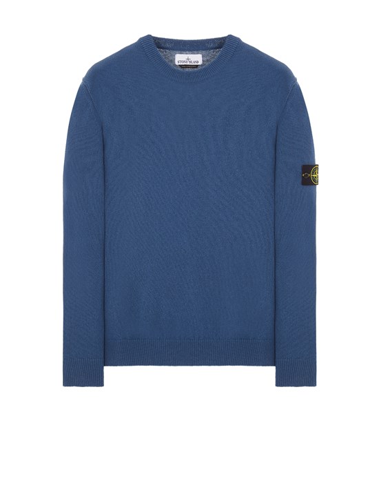Stone Island Sweater Blue Cotton