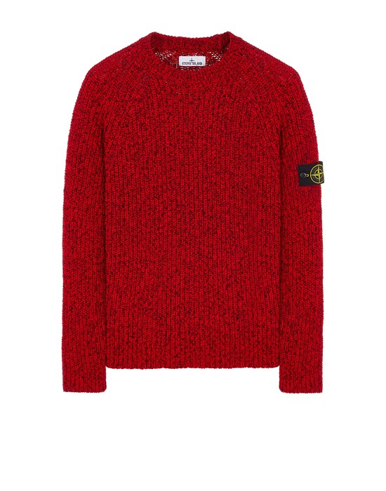 Stone Island Sweater Red Cotton
