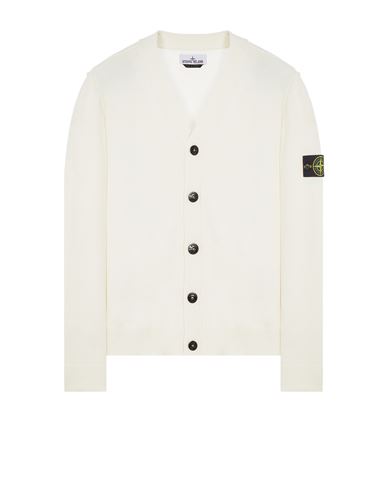 STONE ISLAND STONE ISLAND TRICOT BLANC COTON