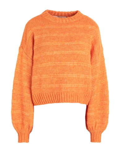 Shop Only Woman Sweater Orange Size Xl Recycled Polyester, Polyester, Acrylic, Wool