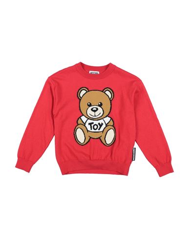 Moschino Kid Babies'  Toddler Sweater Red Size 6 Cotton, Wool