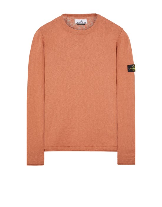 Shop Stone Island Tricot Rouge Coton, Polyamide In Red