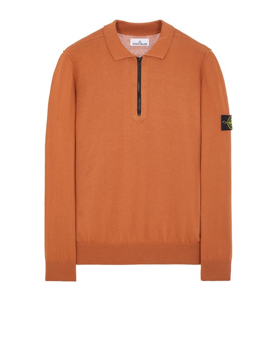  STONE ISLAND 543B2 Tricot Homme Rouille