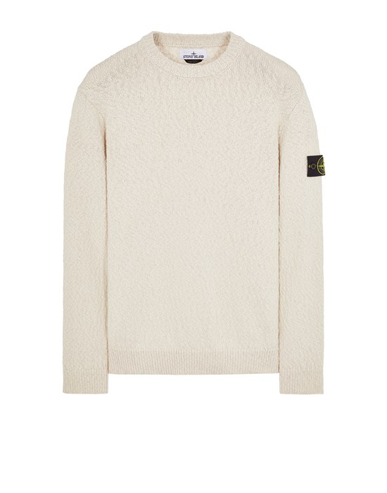 Stone Island Sweater Beige Cotton, Linen