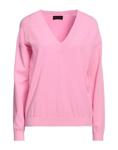 Roberto Collina Woman Sweater Fuchsia Size S Viscose, Polyester In Pink