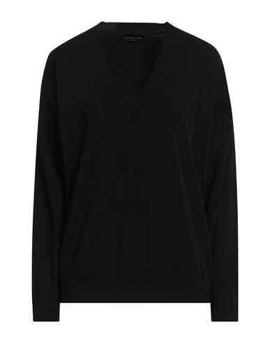 Roberto Collina Woman Sweater Black Size L Viscose, Polyester