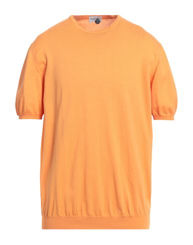 Heritage Man Sweater Orange Size 48 Cotton