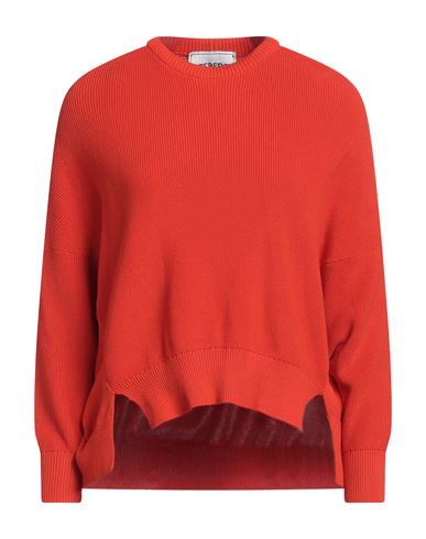 Iceberg Woman Sweater Orange Size S Cotton, Polyamide, Viscose, Elastane