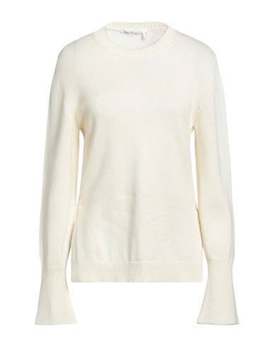 Agnona Woman Sweater Ivory Size M Cashmere In Neutral