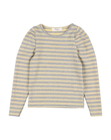 Vicolo Toddler Girl Sweater Silver Size 6 Viscose, Polyester, Polyamide, Elastane In Silver