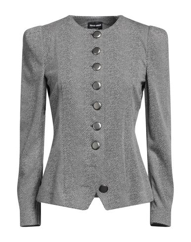 Giorgio Armani Woman Blazer Grey Size 8 Viscose, Polyamide, Elastane