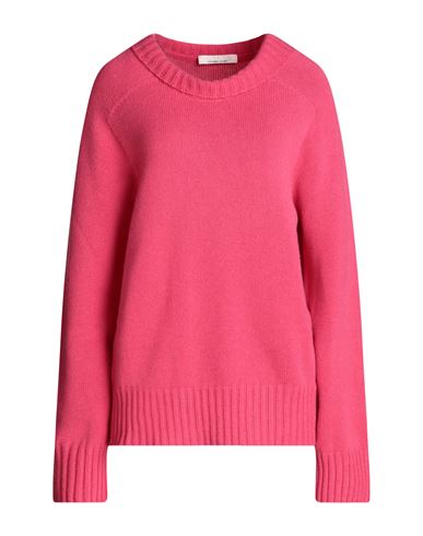 Liviana Conti Woman Sweater Fuchsia Size 8 Cashmere, Polyamide In Pink