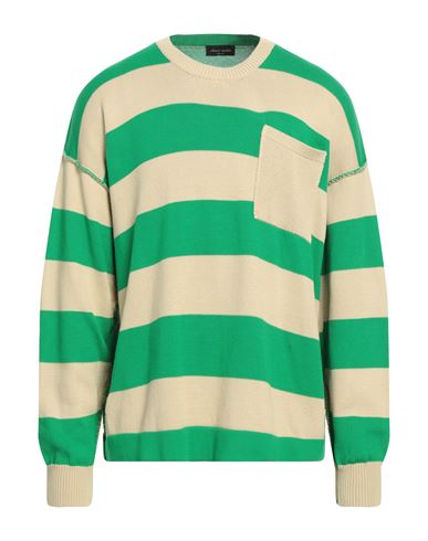Roberto Collina Man Sweater Green Size 40 Cotton