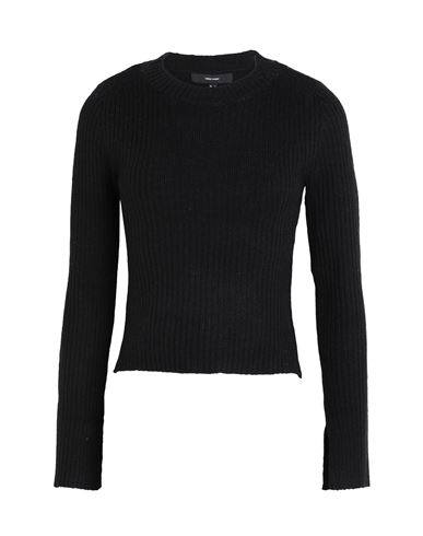 Vero Moda Woman Sweater Black Size Xl Recycled Polyester, Polyester, Acrylic, Synthetic Fibers, Wool