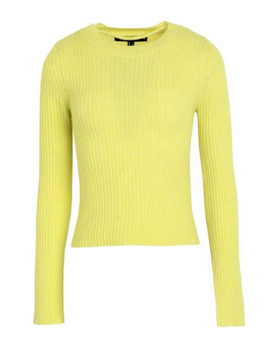Vero Moda Woman Sweater Yellow Size Xl Recycled Polyester, Polyester, Acrylic, Synthetic Fibers, Woo