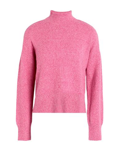 VERO MODA VERO MODA WOMAN TURTLENECK FUCHSIA SIZE XL RECYCLED POLYESTER, POLYESTER, WOOL, NYLON, ELASTANE