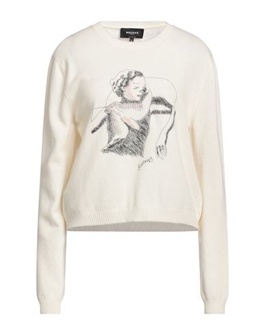 Rochas Woman Sweater Beige Size M Virgin Wool, Cashmere, Polyester