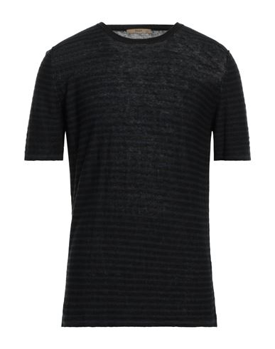 Nuur Man Sweater Black Size 40 Linen