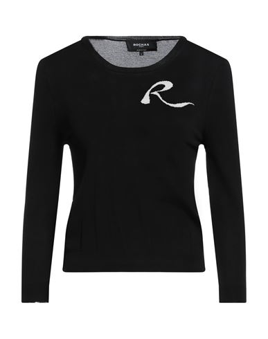Rochas Woman Sweater Black Size S Rayon, Polyamide