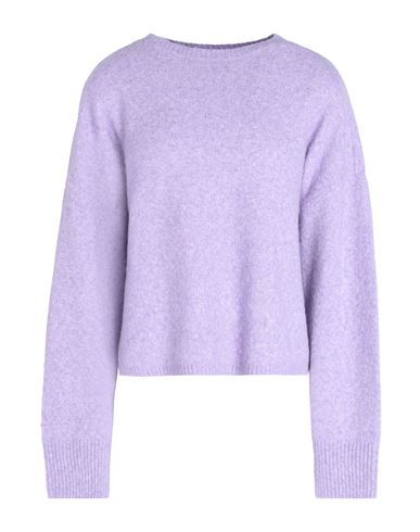 Vero Moda Woman Turtleneck Light Purple Size L Recycled Polyester, Polyester, Wool, Nylon, Elastane