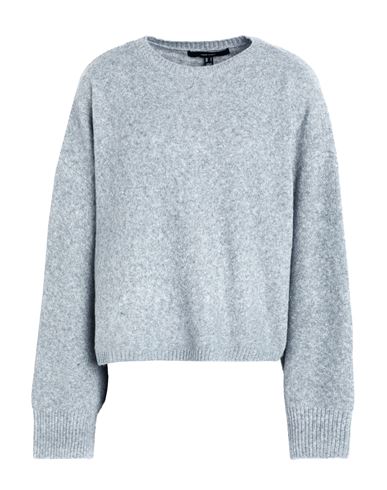 Vero Moda Woman Sweater Grey Size Xxl Recycled Polyester, Polyester, Wool, Nylon, Elastane