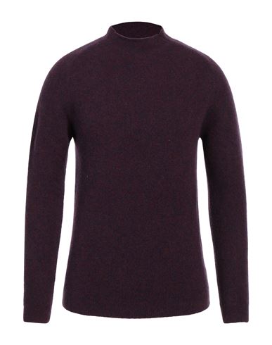 Shop Daniele Fiesoli Man Sweater Deep Purple Size Xxl Merino Wool, Polyamide, Elastane