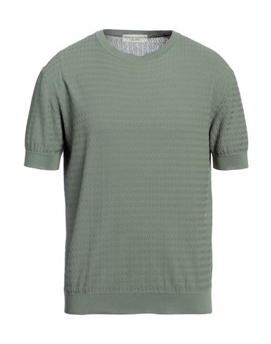 Filippo De Laurentiis Man Sweater Sage Green Size 42 Cotton